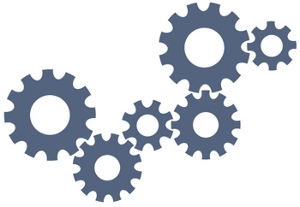 Image of gears interworking