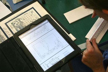 Photo of a Lighting Designer at work