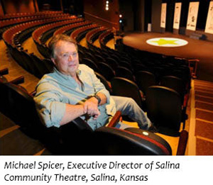 Photo of Michael Spicer, Executive Director of Salina Community Theatre
