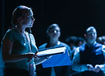 Photo of Stage Manager at work