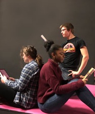 Photo from The Road Less Traveled Community Theatre Company production of "Back Cover"