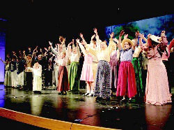 Photo from Clark Youth Theatre production of "Snow Angel"